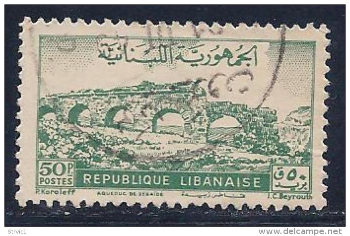 Lebanon, Scott # 219 Used Zubaida Aqueduct, 1948 - Lebanon