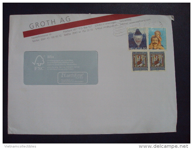 Switzerland Cover With Some Stamps - Cartas & Documentos