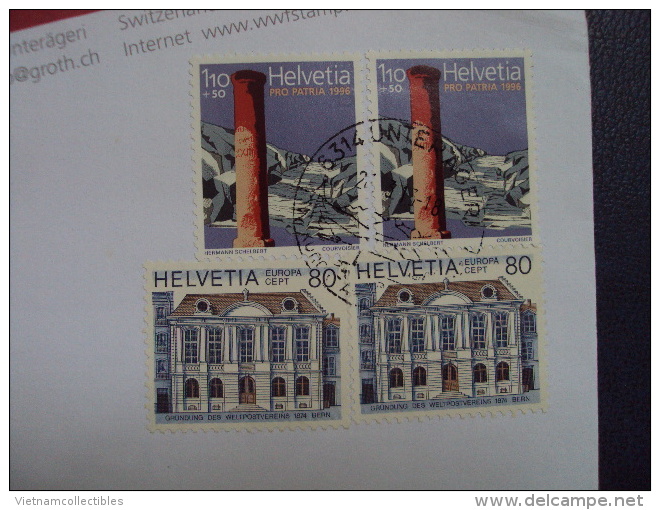 Switzerland Cover With Some Stamps - Brieven En Documenten