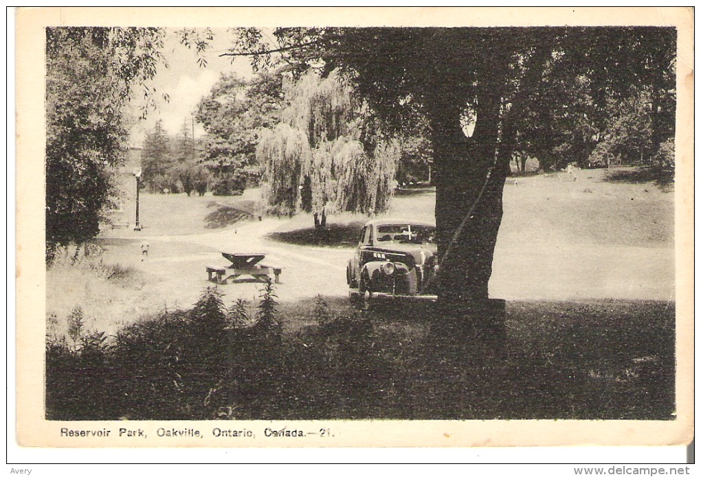 Reservoir Park, Oakville, Ontario - 21  Vintage Car - Other & Unclassified
