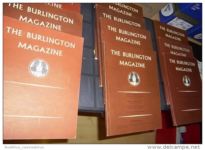 BURLINGTON MAGAZINE : 11 Numéros Entre 1958 Et 1975 (voir Détail En Descriptif) - Belle-Arti