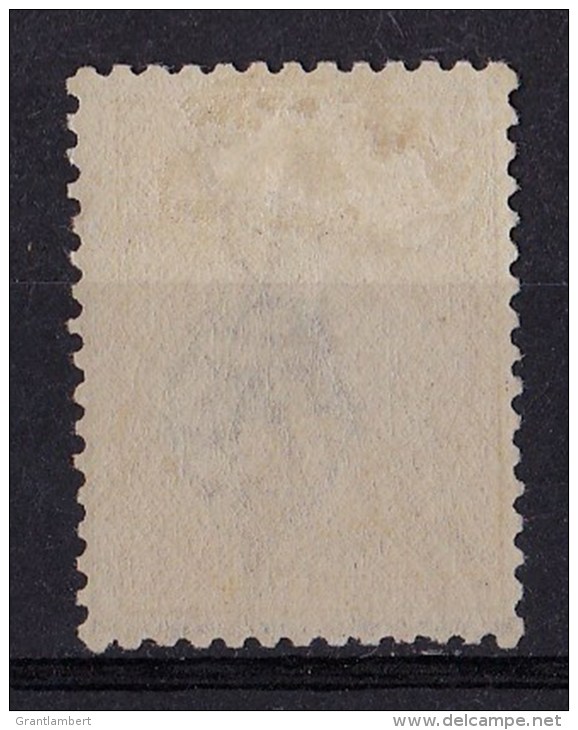 Australia 1918 Kangaroo 5/- Grey &amp; Yellow 3rd Wmk INVERTED MH - Mint Stamps