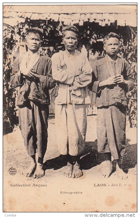 C.P. LAOS. COLLECTION RAQUEZ. ETHNOGRAPHIE SERIE E 23  /2848 - Laos