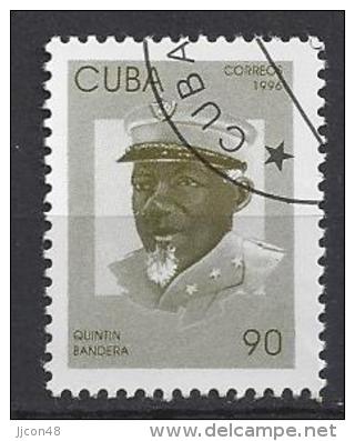 Cuba  1996  Patriots: Quintin Bandera  (o) - Oblitérés