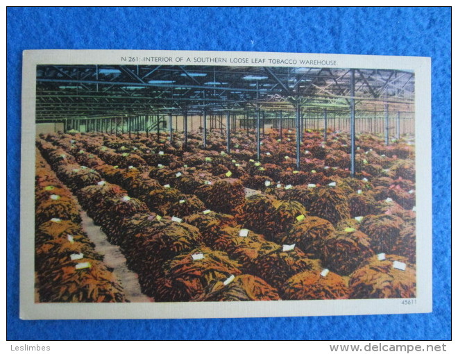 Interior Of A Southern Loose Leaf Tobacco Warehouse - Summerville