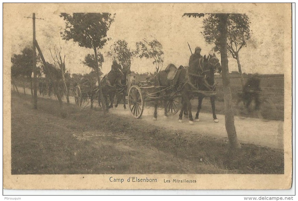 CAMP D ELSENBORN - Les Mitrailleuses (en état) - Elsenborn (camp)