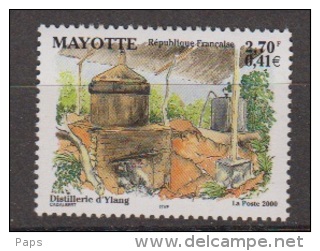 2000-MAYOTTE-N°90** DISTILLERIE DE  D'YLANG - Ongebruikt