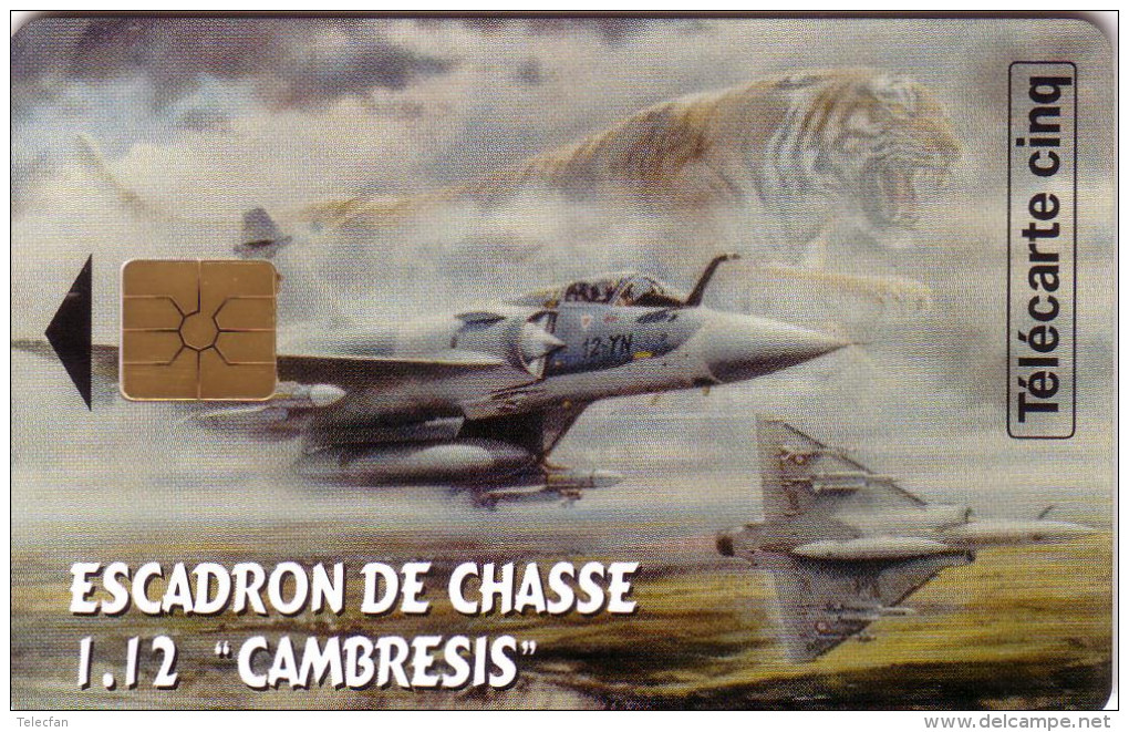 FRANCE PRIVEE 5U GN235 ESCADRON DE CHASSE CAMBRESIS RAFALE TIGRE TIGER NEUVE MINT  LUXE - 5 Einheiten