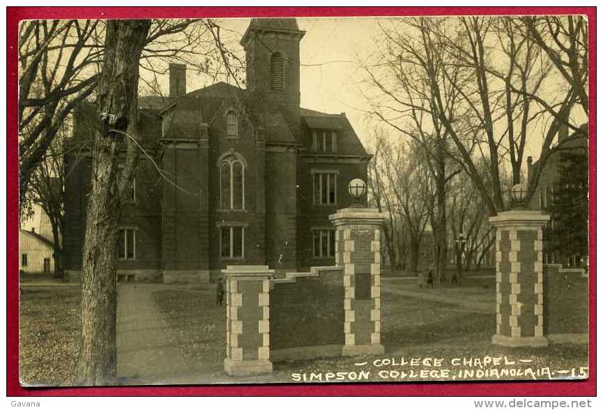 INDIANOLA - College Chapel  Simpson College - Autres & Non Classés