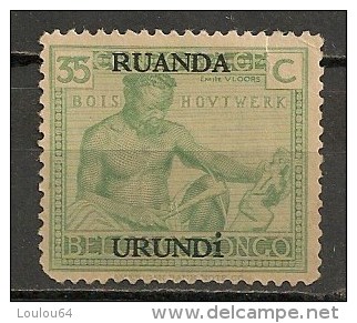 Timbres - Afrique - Ruanda-Urundi - 35 C. - (petite Déchirure) - Neufs