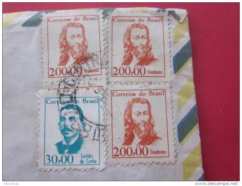 1966 Rio De Janeiro Brasil Brésil Lettre Letter Cover Registrado Bureau International Du Travail->Labour Genève  Suisse - Covers & Documents