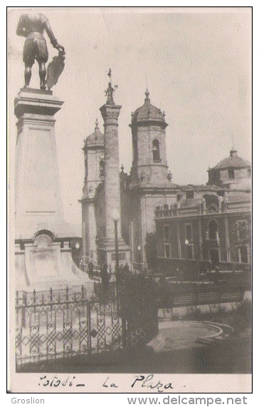 PITOSI (BOLIVIE) CARTE PHOTO DE LA PLACE  1932 - Bolivie