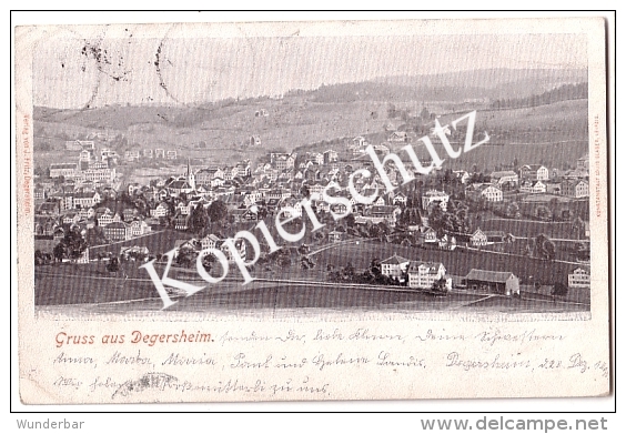 Gruss Aus Degersheim 1899   (z1567) - Degersheim