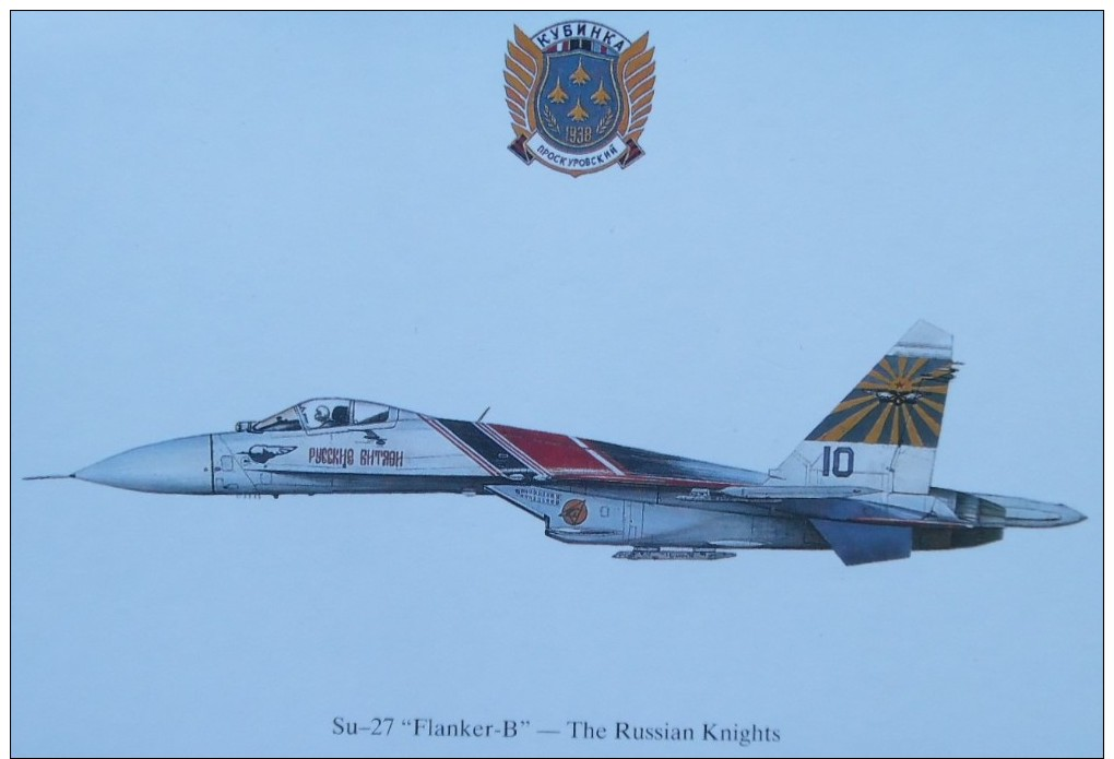 RUSSIAN AIR FORCE SU 27 FLANKER B THE RUSSIAN KNIGHTS - 1946-....: Moderne