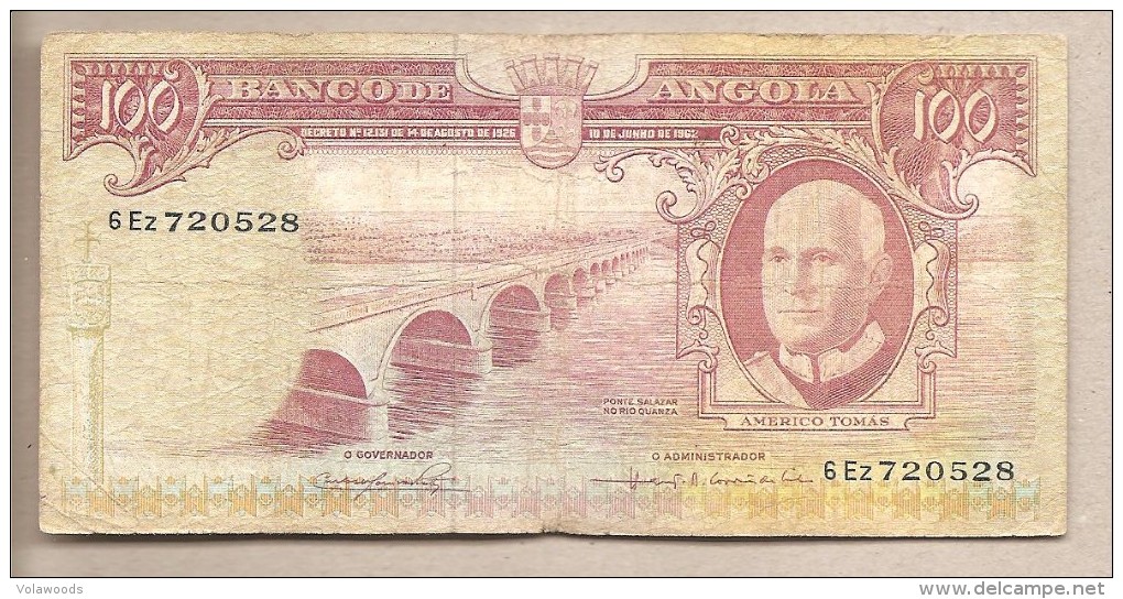 Angola - Banconota Circolata Da 500 Scudi - 1962 - Angola