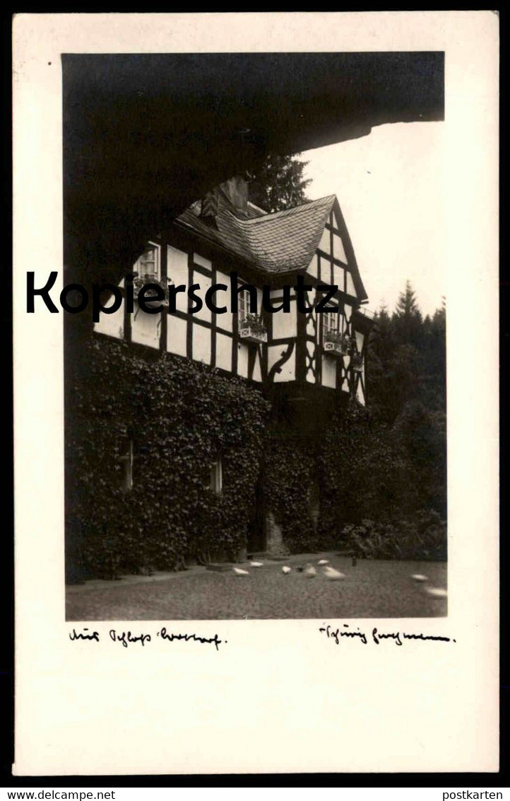 ALTE POSTKARTE AUF SCHLOSS CROTTORF FRIESENHAGEN Bei Kirchen Sieg Krottorf Castle Chateau AK Ansichtskarte Cpa Postcard - Kirchen