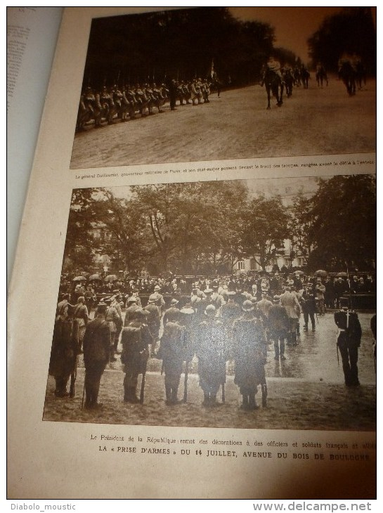 1918 Les canons d'accompagnement;Navire VATERLAND;Reine de Belgique;NOURRIR;Barcelone;Les 3 frères Hainglaise;Avion all.