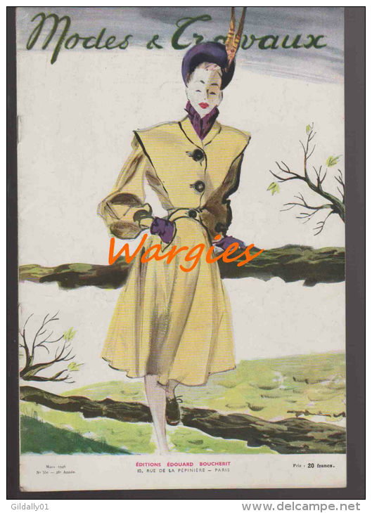 Fashion De L'année 1946 \" MODES & TRAVAUX \" N°550..(voir Description) - Zonder Classificatie