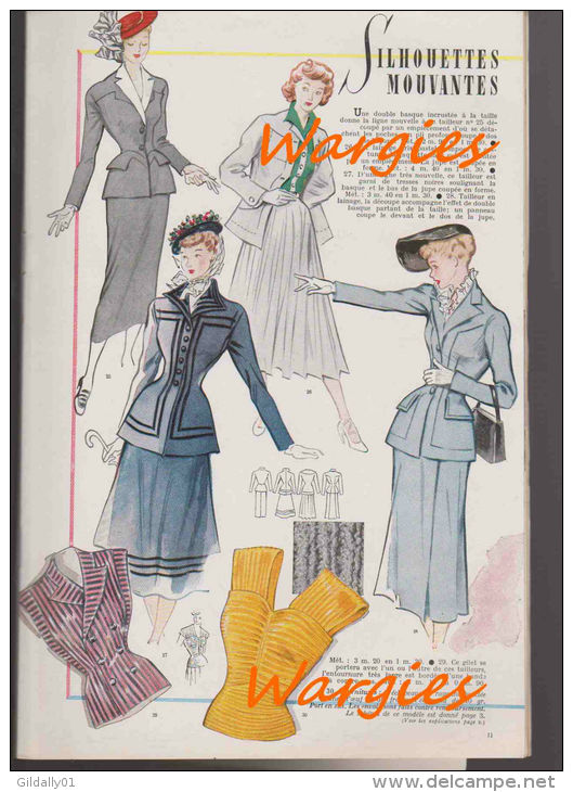 Fashion De L'année 1948 \" MODES & TRAVAUX \" N°569..(voir Description) - Zonder Classificatie