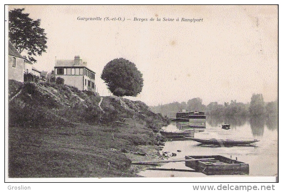 GARGENVILLE (S ETO)  BERGES DE LA SEINE A RANGIPORT 1904 - Gargenville