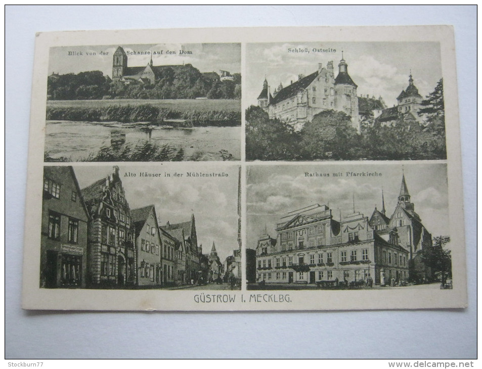 GÜSTROW,  Schöne   Karte  Um 1915. - Guestrow