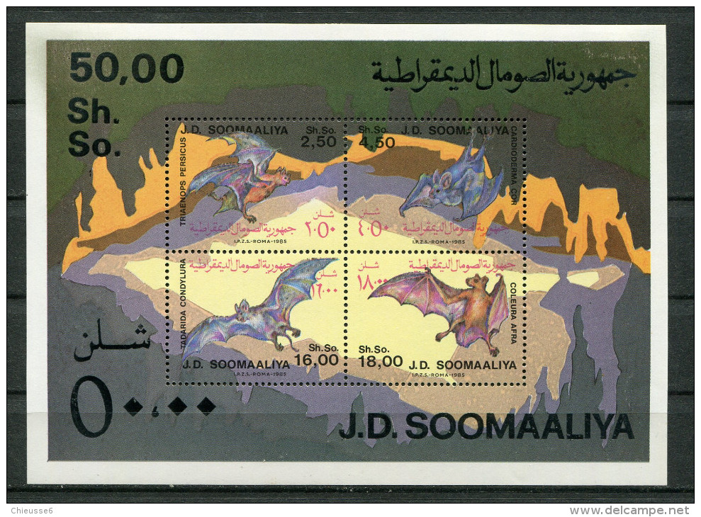 Somalie * Bloc 18 - Chauve -souris - Somalia (1960-...)