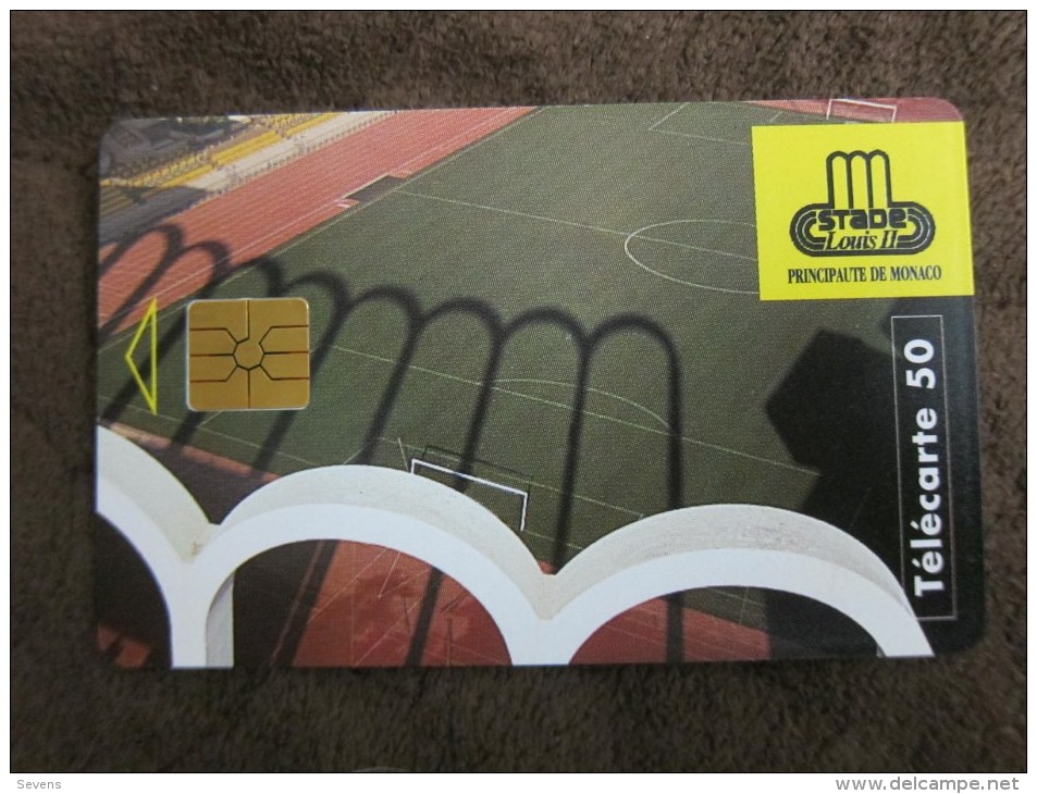 Chip Phonecard,Stade Louis II,mint - Monaco