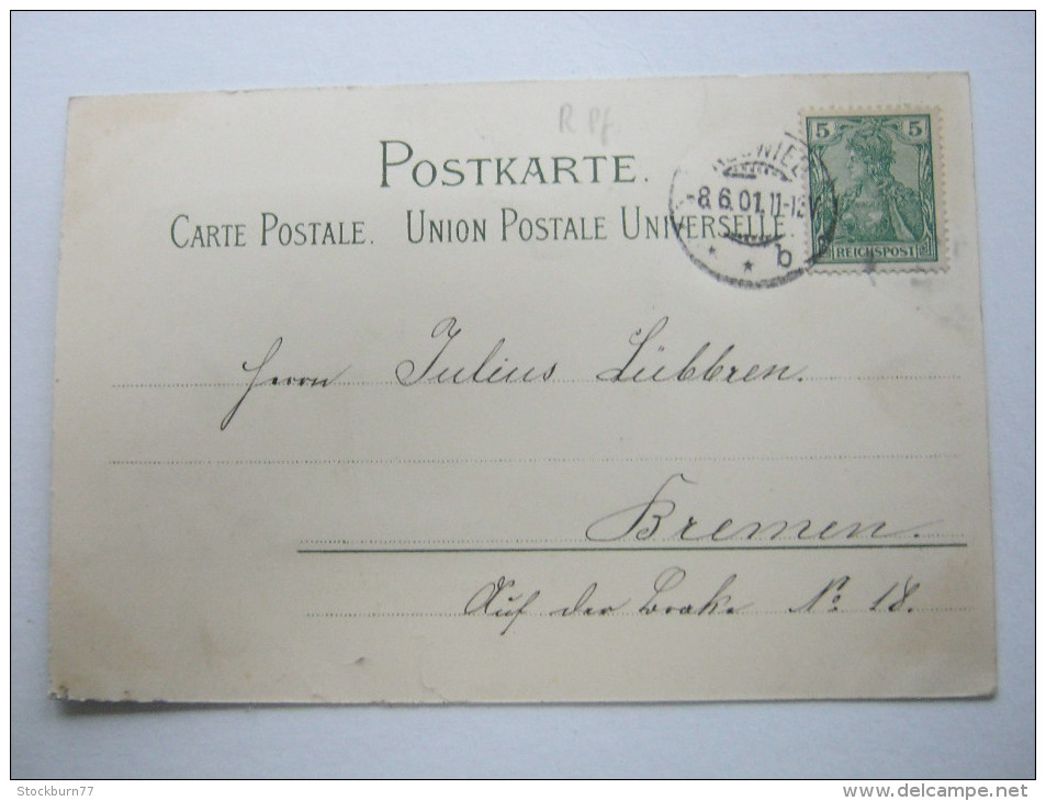 NEUWIED, Schöne Karte  Um 1901 Mit Marke + Stempel     2 Abbildungen - Neuwied