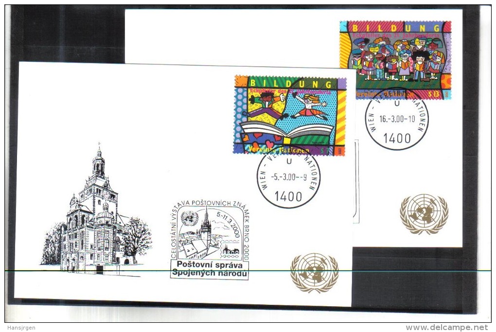 BLO844 UNO WIEN 1999 MICHL 300/01  WEISSE KARTE - White Cards - Sonstige & Ohne Zuordnung