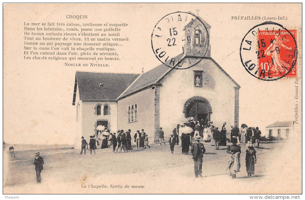 ¤¤  -     PREFAILLES   -  La Chapelle  -  Sortie De Messe    -  ¤¤ - Préfailles