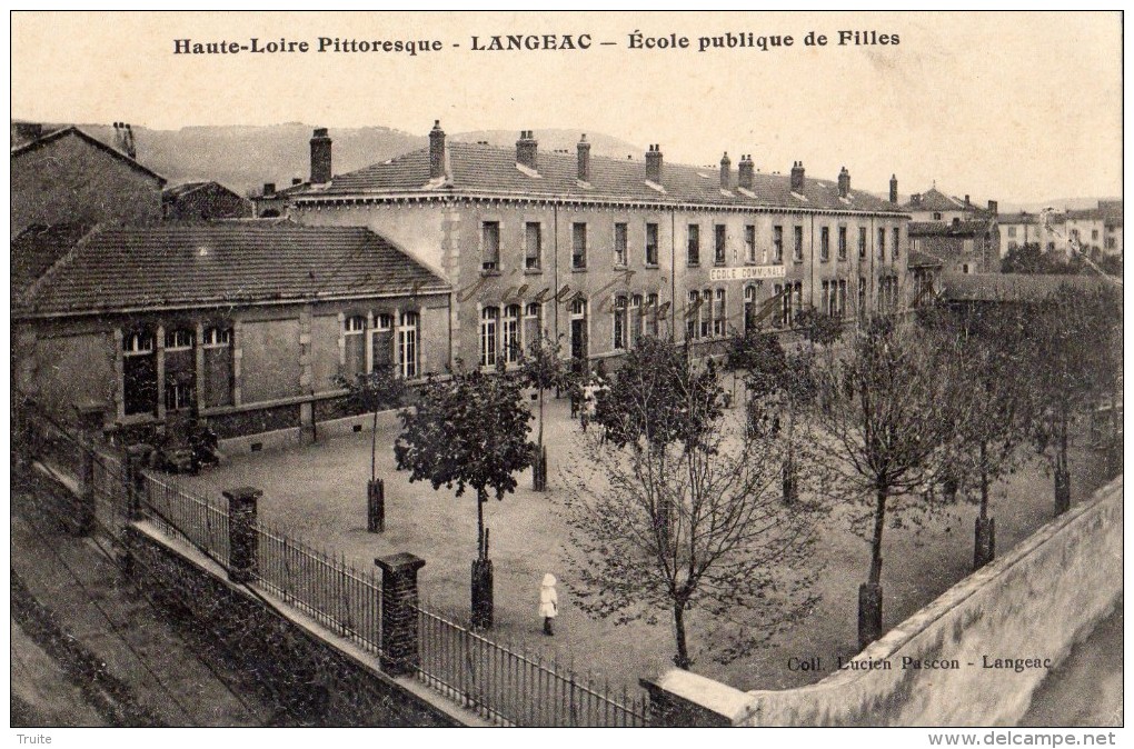 LANGEAC ECOLE PUBLIQUE DE FILLES - Langeac