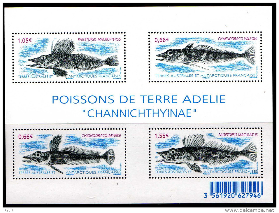 T.A.A.F. // F.S.A.T. 2015 - Poissons De Terre Adélie - BF Neufs // Mnh - Neufs