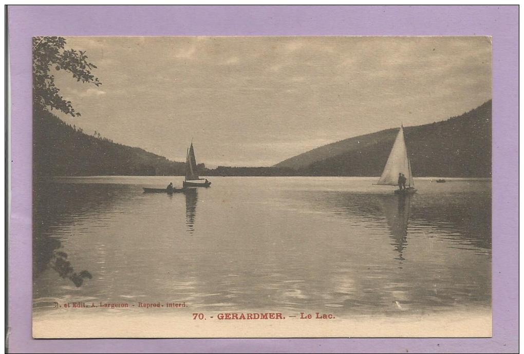 Dépt 88 - GERARDMER - Le Lac - Voiliers - Gerardmer