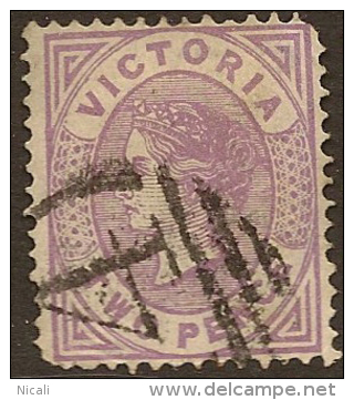 VICTORIA 1873 2d QV SG 189a U #JX42 - Gebraucht