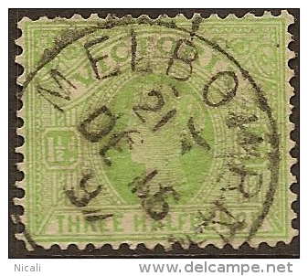 VICTORIA 1886 1 1/2d QV SG 333 U #JX61 - Oblitérés