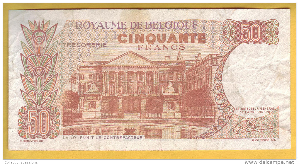 BELGIQUE - Billet De 50 Francs. 16-5-66. Pick: 139. TTB+/SUP - 50 Francs