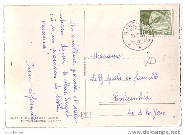Mauborget Et Le Chasseron  1954    (z1605) - Mauborget