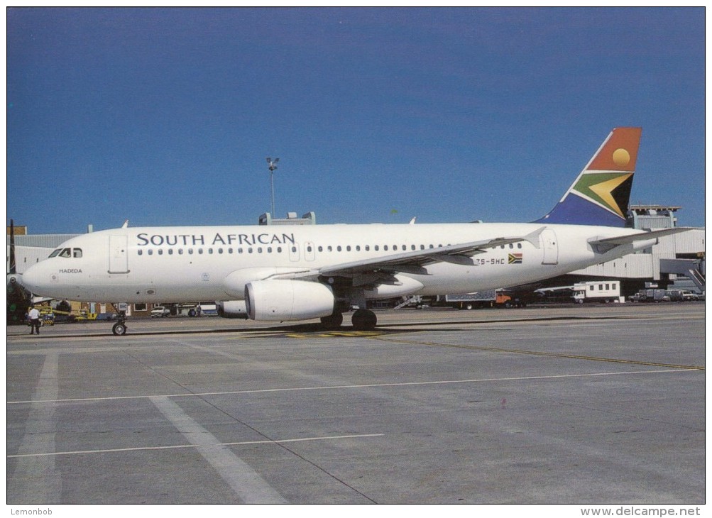 SOUTH AFRICAN AIRWAYS, A320-231, Unused Postcard [15449] - 1946-....: Moderne