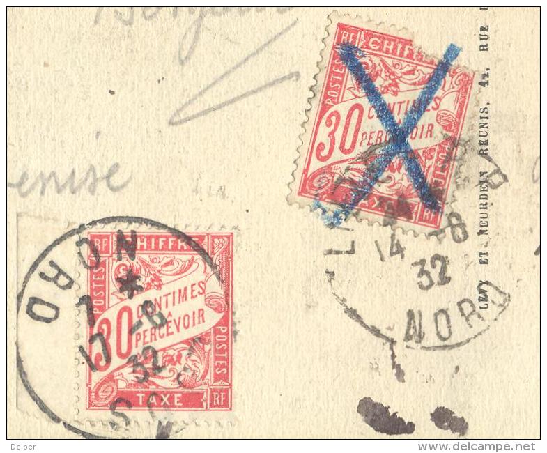 _5Tx899: Refusé Pour La Taxe - LOOS NORD -  LILLE R.P. NORD  DUNKERQUE NORD L´HOTEL De Ville - 1859-1959 Covers & Documents