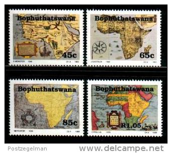 BOPHUTHATSWANA, 1993, MNH Stamp(s), Old Maps,  Nr(s)  303-306 - Bophuthatswana