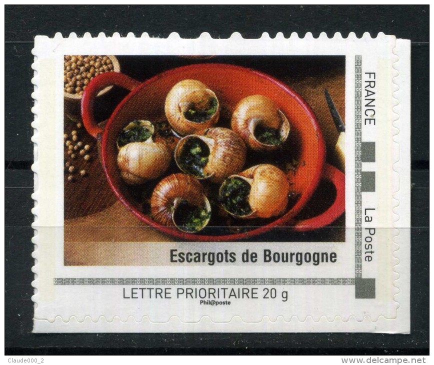 Les Escargots De Bourgogne Adhésif Neuf ** . Collector " Bourgogne " 2009 - Collectors