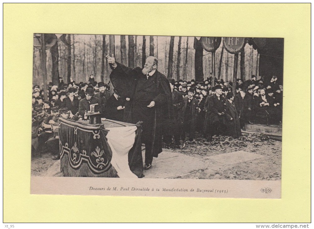 Discour De M. Paul Deroulede à La Manifestation De Buzenval - 1913 - Other & Unclassified