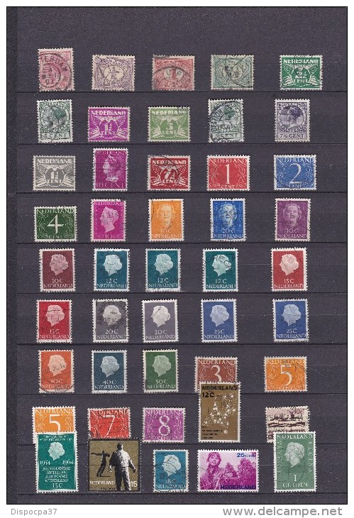 PAYS BAS  Obliterés  Sans Double -REF MS PB 1 - Collections