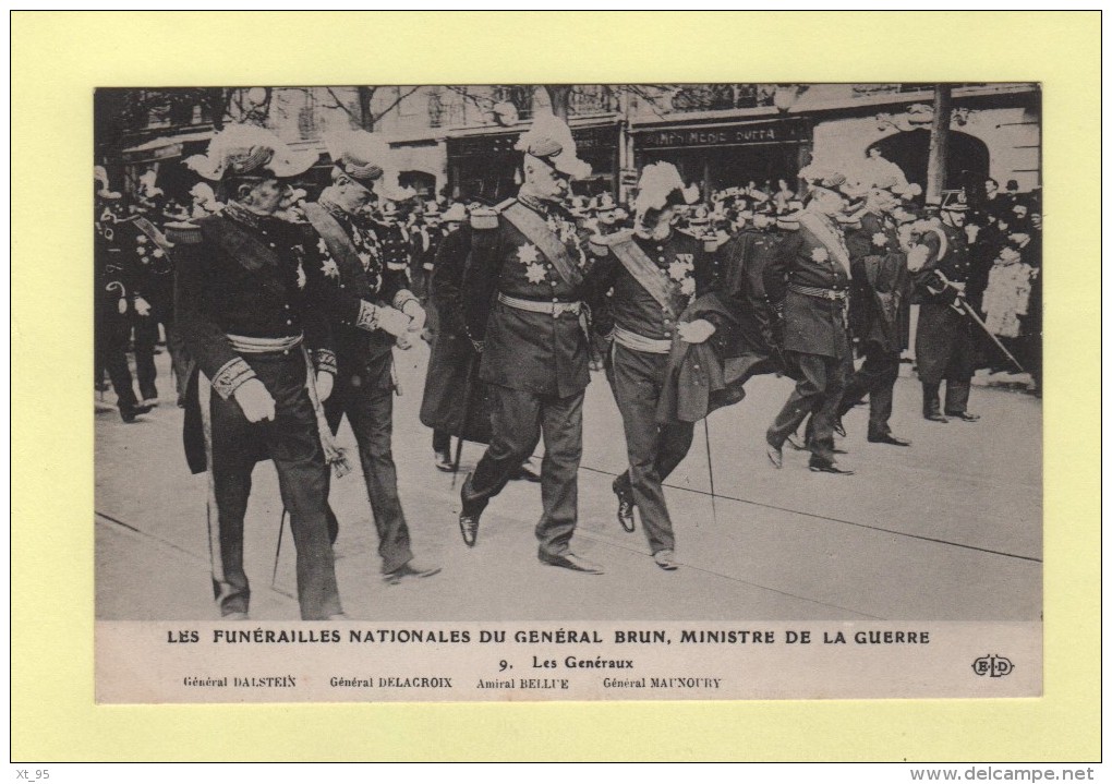 Funerailles Du General Lebrun - Ministre De La Guerre - Les Generaux - Other & Unclassified