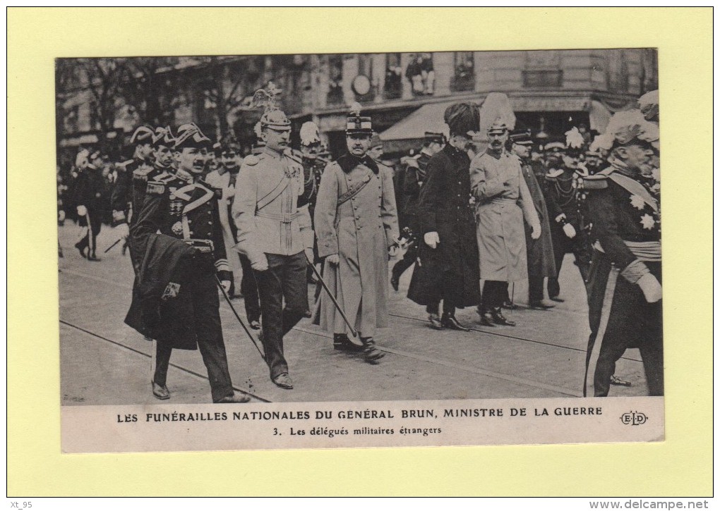 Funerailles Du General Lebrun - Ministre De La Guerre - Les Delegues Militaires Etrangers - Otros & Sin Clasificación