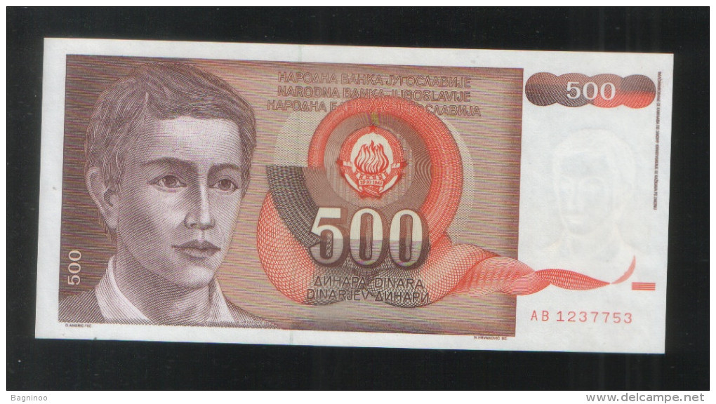 YUGOSLAVIA 500 Dinara 1991 - Yugoslavia