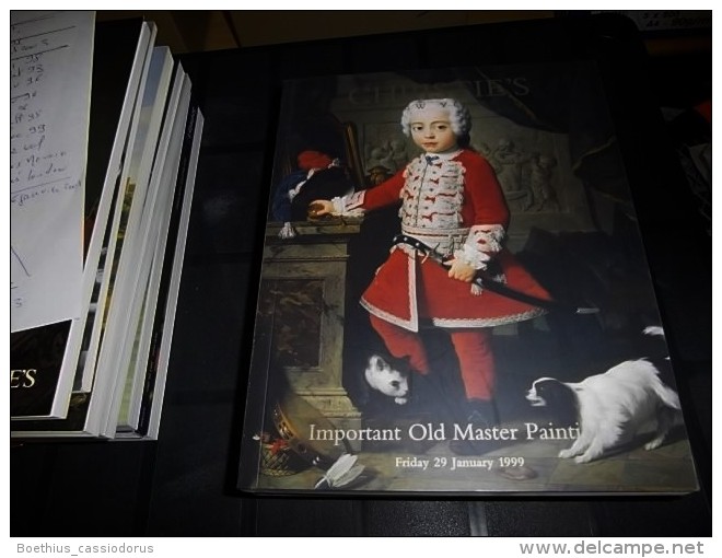 OLD MASTER PAINTINGS : 110 GROS ET SUPERBES CATALOGUES CHRISTIE'S et SOTHEBY'S CONSACRES AUX MAITRES ANCIENS.