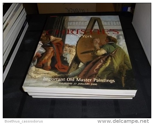 OLD MASTER PAINTINGS : 110 GROS ET SUPERBES CATALOGUES CHRISTIE'S et SOTHEBY'S CONSACRES AUX MAITRES ANCIENS.