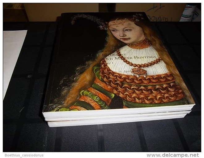 OLD MASTER PAINTINGS : 110 GROS ET SUPERBES CATALOGUES CHRISTIE'S et SOTHEBY'S CONSACRES AUX MAITRES ANCIENS.