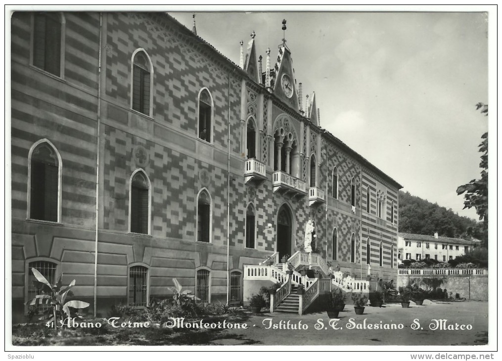 1953, Padova - Abano Terme - Monteortone - Istituto Salesiano S.Marco. - Padova